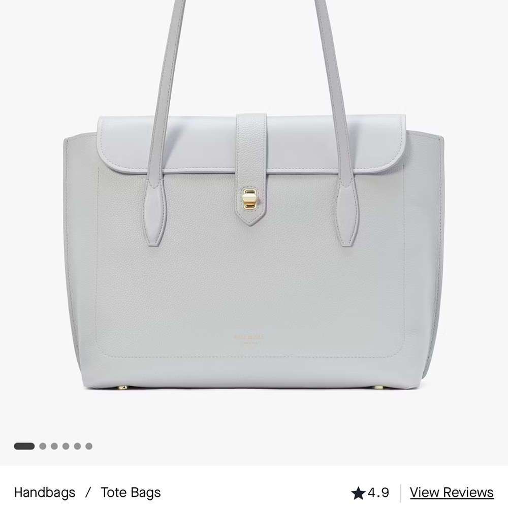 Kate Spade Gray large essential work Tote Bag